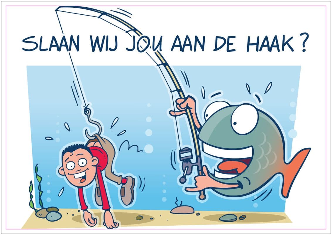 Vrijwilligers werven met kaartje