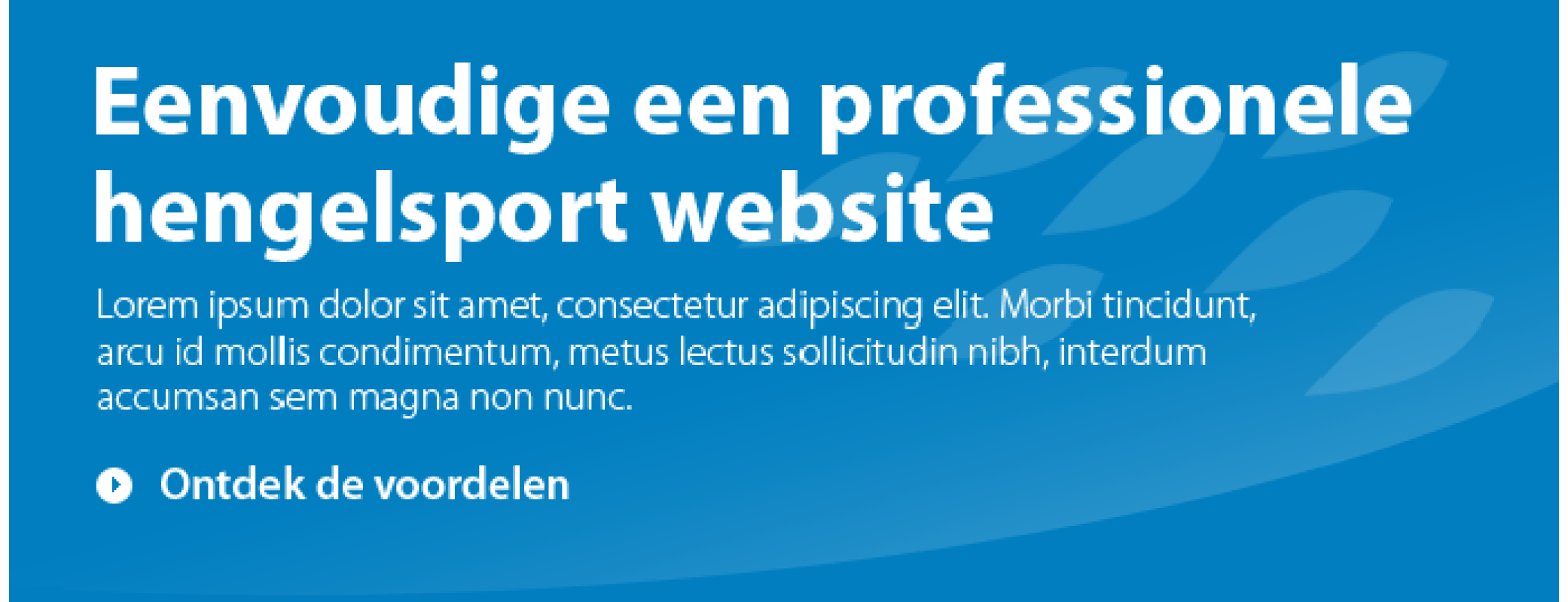 Gratis verenigingswebsite