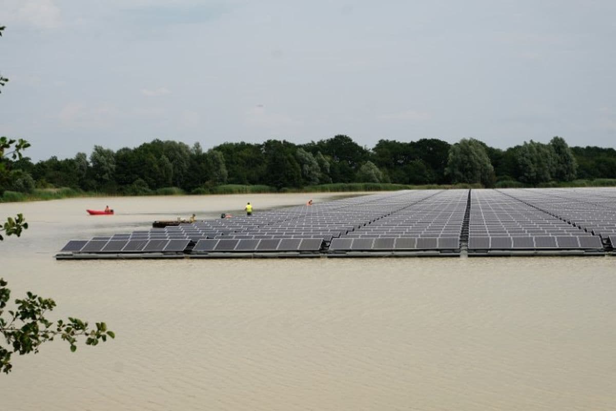 Drijvende zonneparken: nee