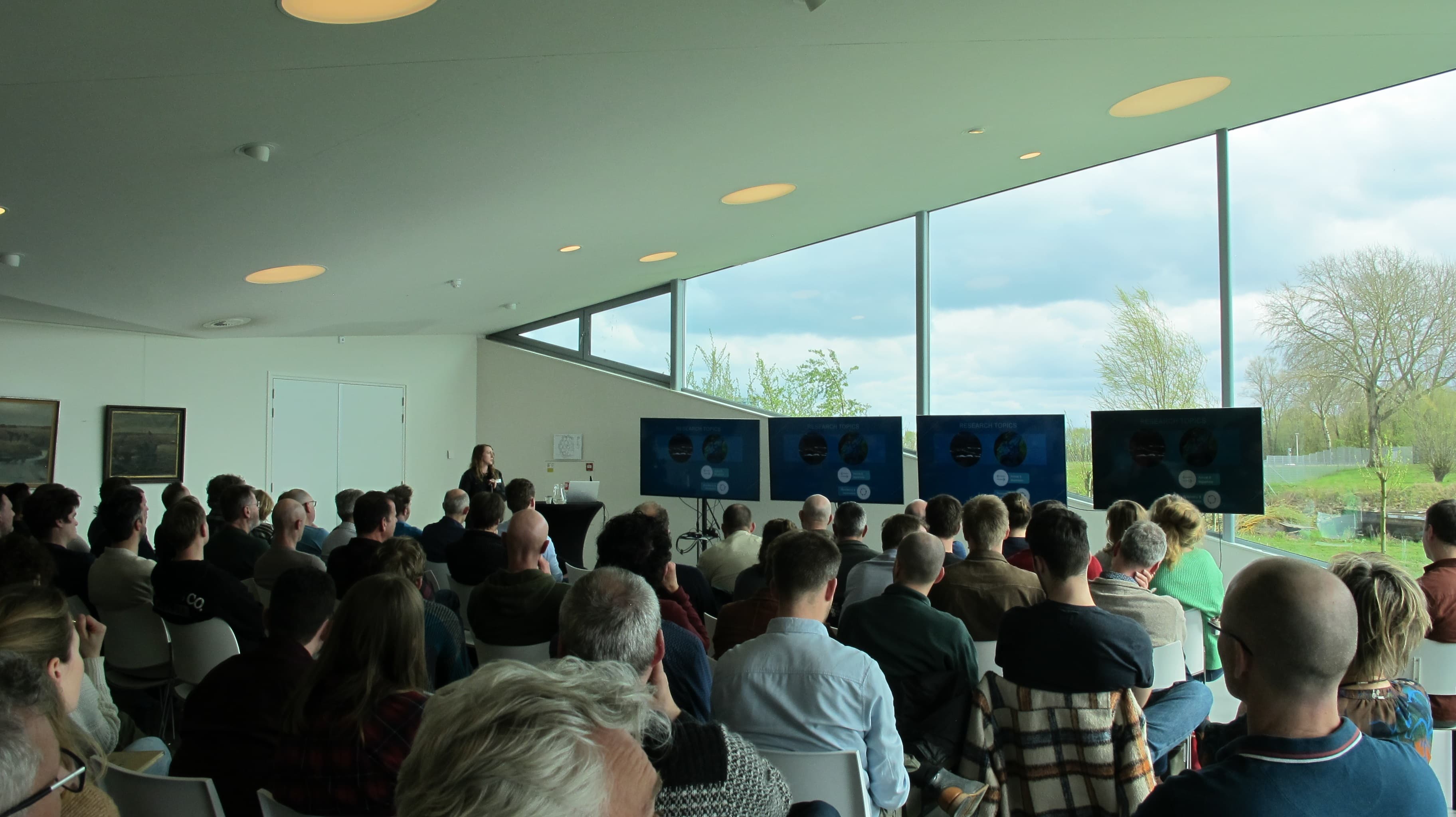 Vissennetwerk over telemetrisch onderzoek aan vissen