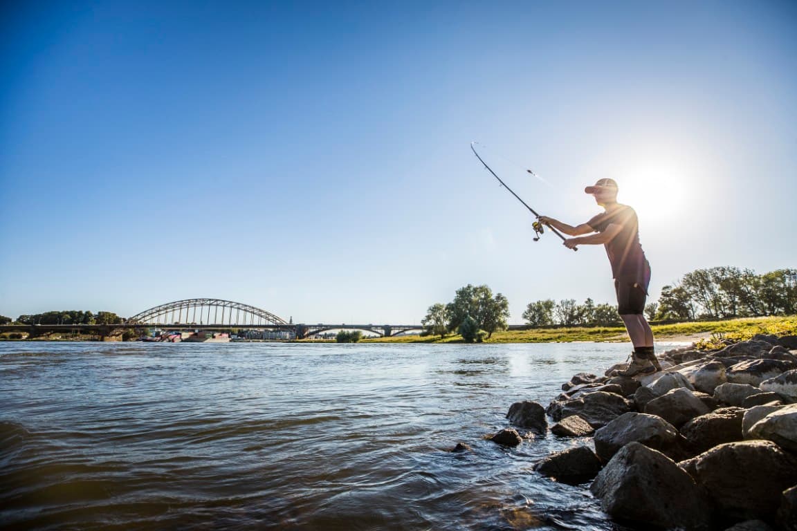 Sportvissers lopen extra risico op huidkanker