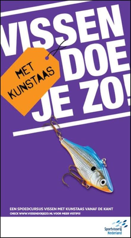 Vissen met kunstaas op snoek