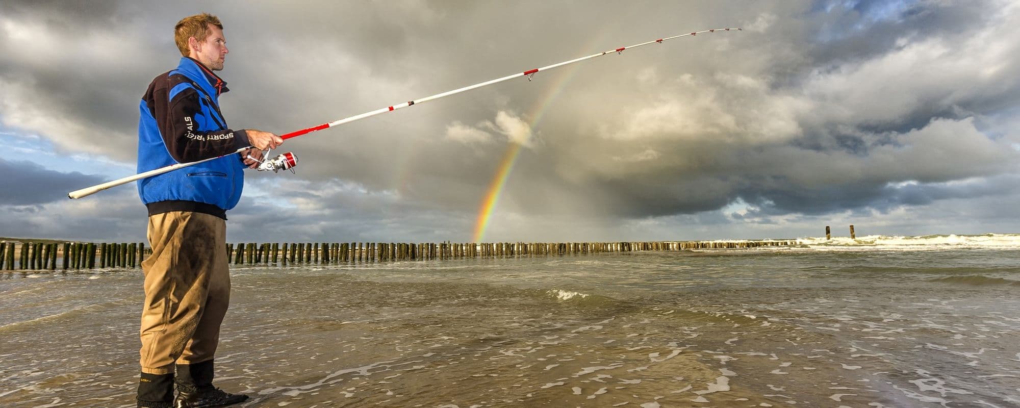 Zeevissen vanaf de kant