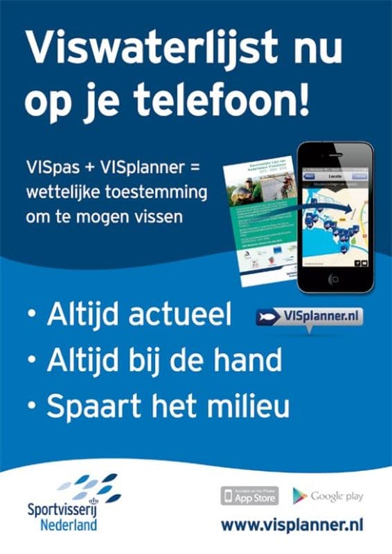 Papieren viswaterlijst