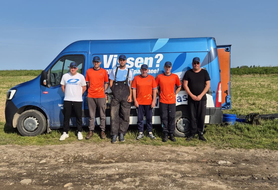 Ramon Ansing pakt brons bij WK Feedervissen, Team Holland vierde